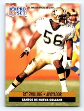1991 Pro Set Spanish #241 Pat Swilling Fresh Break EX-EXMINT
