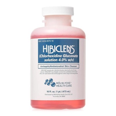 Molnlycke Health Care Hibiclens Liquid Antiseptic 16 Oz Includes Hand Pump