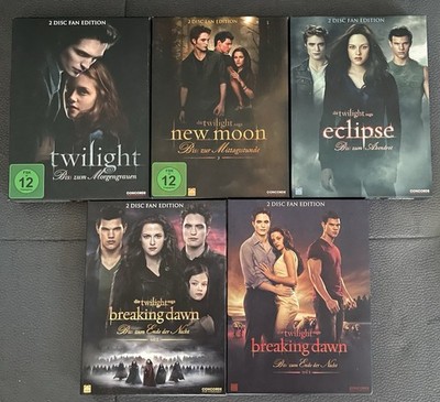 Twilight DVD Komplettsammlung 1-5