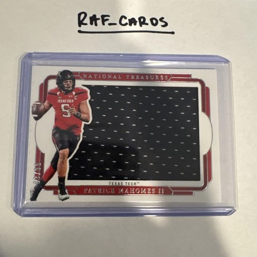 2025 national Treasures Collegiate Patrick Mahomes Silhouettes /99