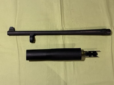 USED SAVAGE STEVENS 320 20 GAUGE 19  BARREL & BLACK POLYMER FOREND SLIDE PUMP