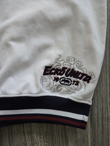 Vintage Ecko Unltd Y2K Jacket Mens XL Black White Graffiti Comic Patch Marc Ecko - Picture 6 of 8