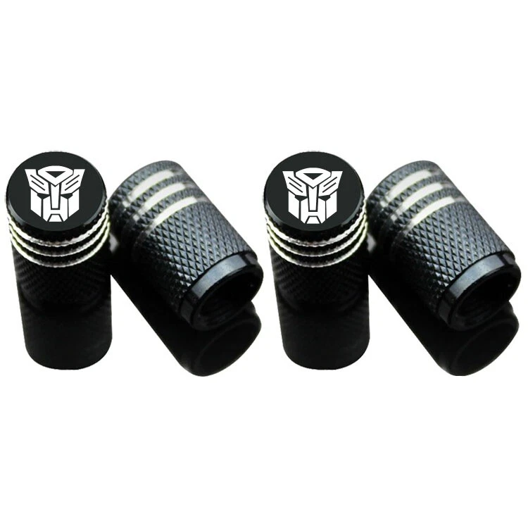 4x Transformers Autobots Logo Car Motorcycle Bike Wheel Tire Air Valve Cap - Image 2 of 2