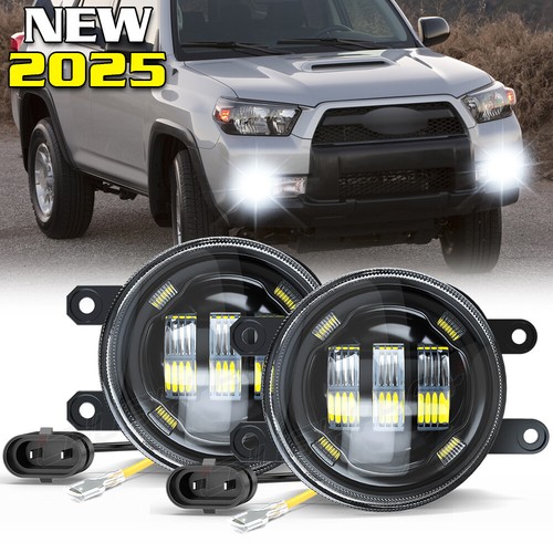 LED Bumper Fog Lights Lamps Pair Right&Left For TOYOTA 4RUNNER 2010-2013 6000K - Picture 16 of 19