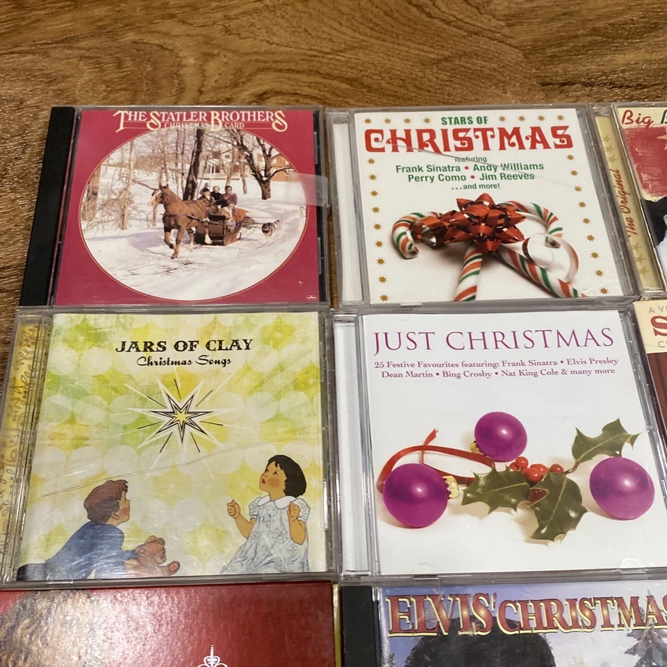 Лот из 11 различных рождественских праздничных компакт-дисков Noel Elvis Sheryl Crow Statler Brothers - Изображение 2 из 4