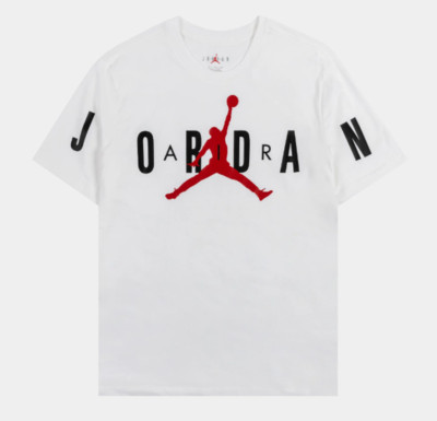 Jordan Men's Air Stretch Graphic T-Shirt, Small, White