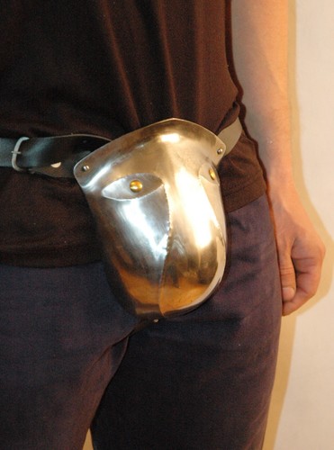 Medieval Codpiece Armor, SCA Buhurt Knights Steel Groin Protection from Ukaraine - Picture 3 of 8