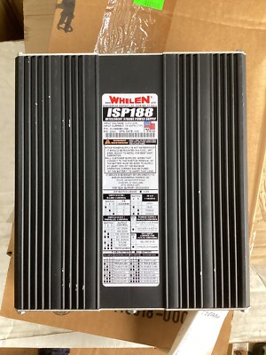 Whelen ISP188 01-0662681-000 8-Outlet Intelligent Strobe Power Supply Black