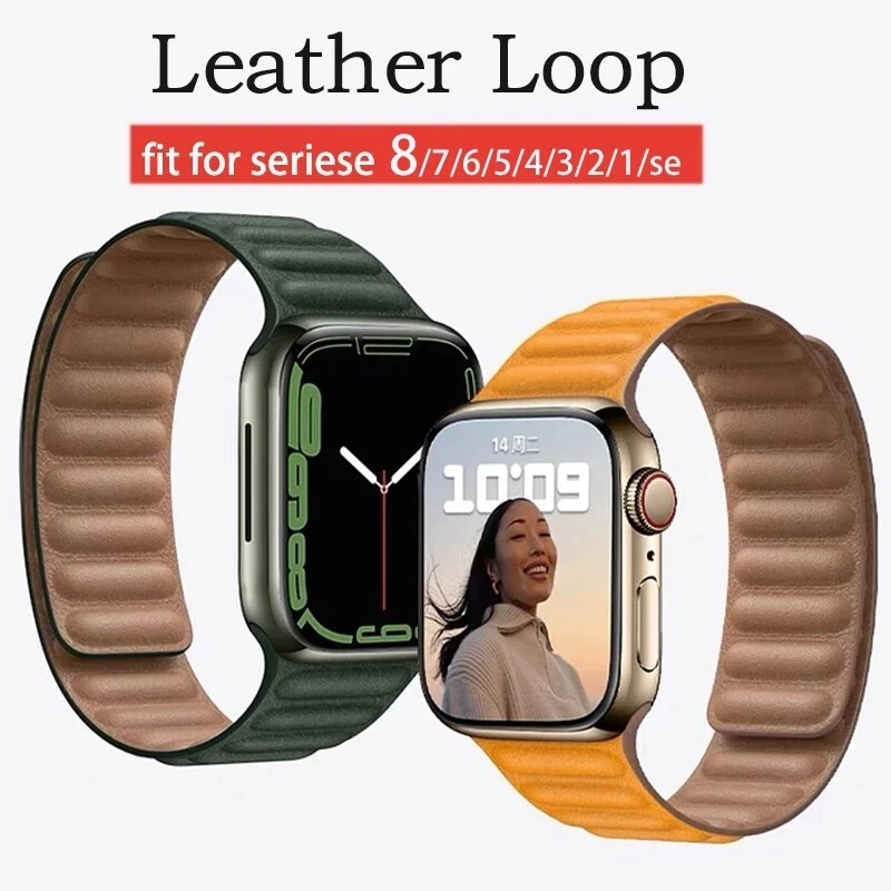 TETHER Leather Apple Watch Band 42/44mm and 38/40mm. 