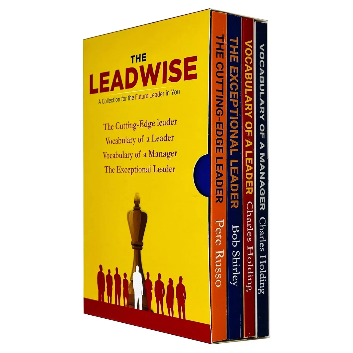 Pete Russo & Bob Shirley & Charles Holding Unisex The Leadwise Collection 4 Books Set (The Cutting-Edge Leader, The Exceptional Leader) - Image 3