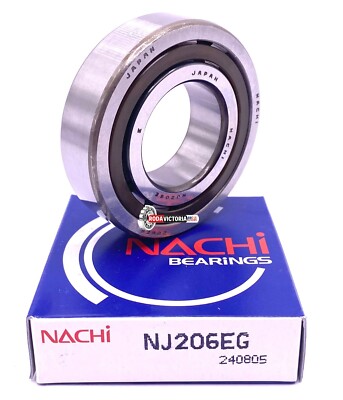 NACHI Japan NJ206 EG Cylindrical Roller Bearing Single Row