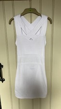 White Bodycon Racer Back Dress 10