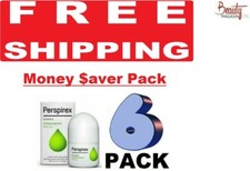 6 SIX PACK Perspirex Comfort Antiperspirant Roll On 20ml Free Ship to USA