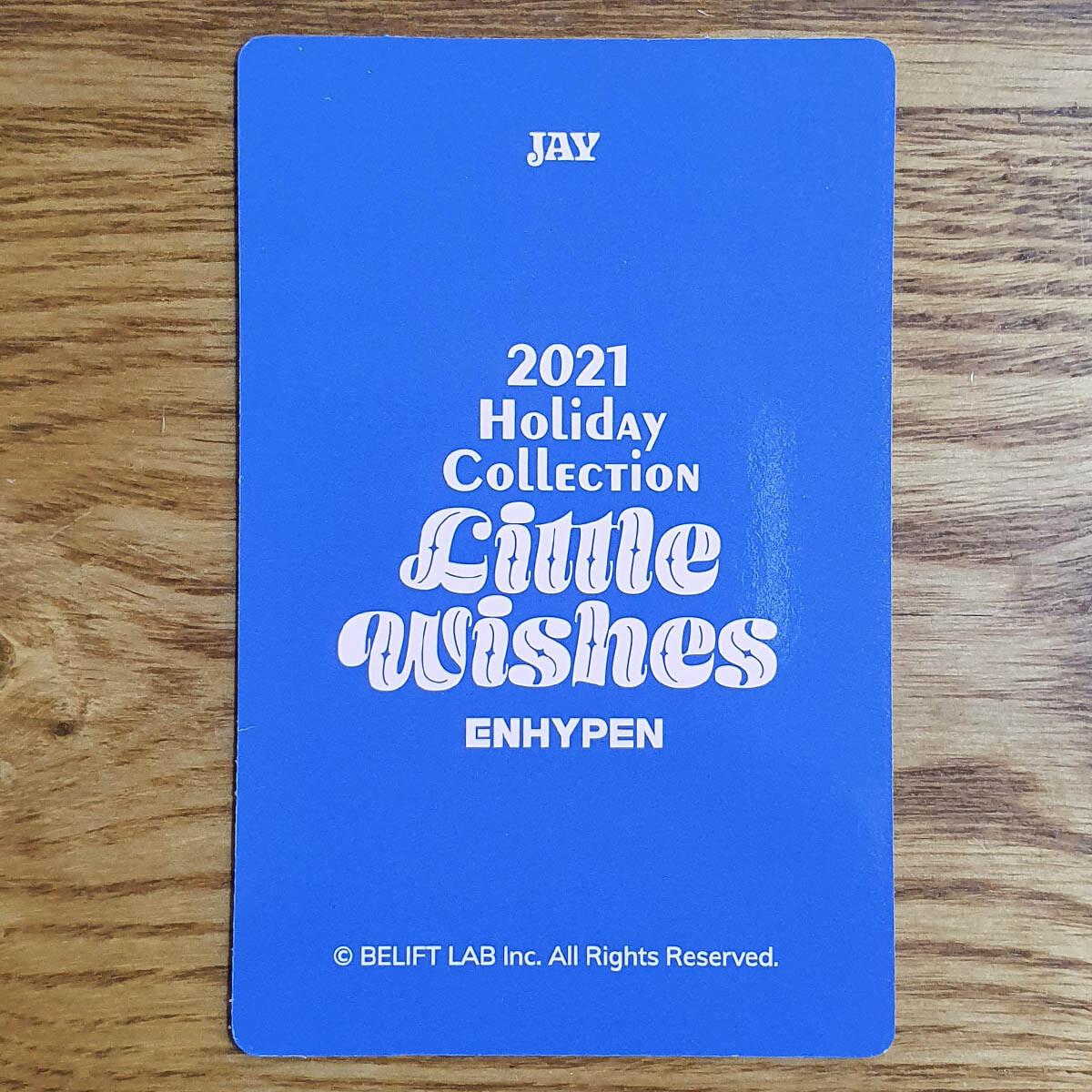 ENHYPEN ホリデーコレクション ENHYPEN JAY 2021 HOLIDAY COLLECTION LITTLE WISHES HOLIDAY
