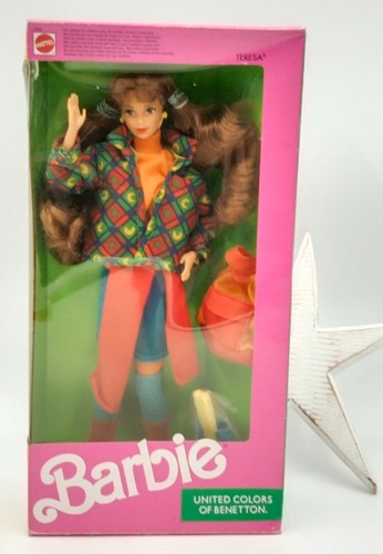 Poupée Barbie Teresa United Colors of Benetton 9408 Vintage 1990 Nrfb ...