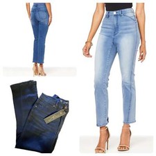 DG2 by Diane Gilman FLEXstretch Denim Seamed Straight Ankle Jean Women's -.794-6