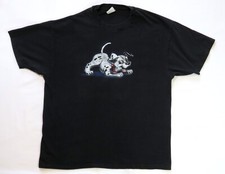 The Disney Store Vintage T Shirt 1990's 101 Dalmations Puppy Print Cartoon