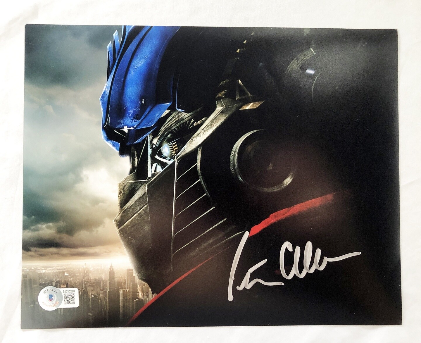 Peter Cullen Signed 8x10 Photo Transformers Optimus Prime Beckett BAS 3 COA 