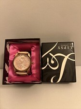 Image of Lipsy London Womens Watch with Rose Gold Dial and Blush Pink Strap