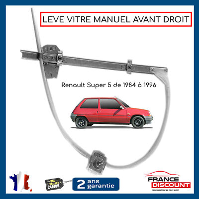 Front Right Window Lift for Renault Super 5 With 3 Doors 1984 to  