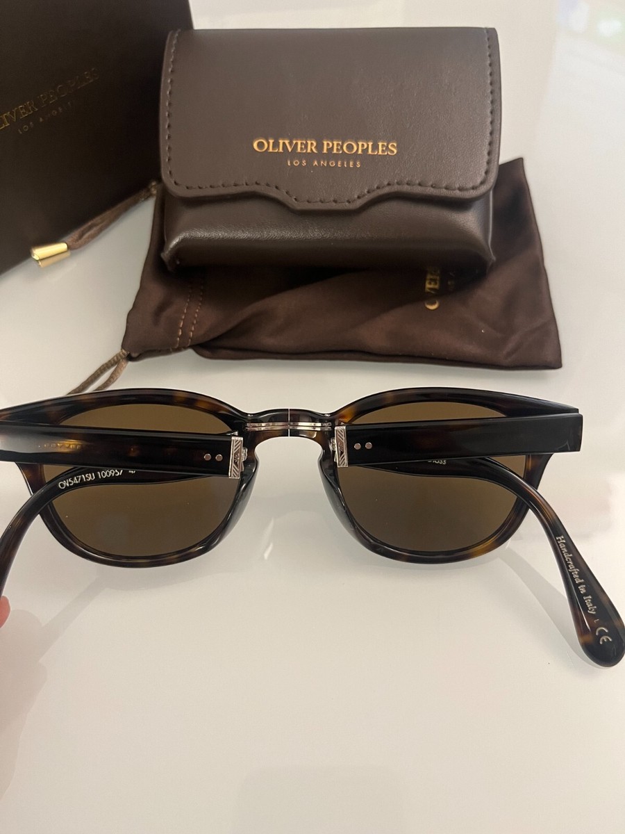 Oliver Peoples SHELDRAKE 1950 FOLDING True Brown POLARIZED Sun