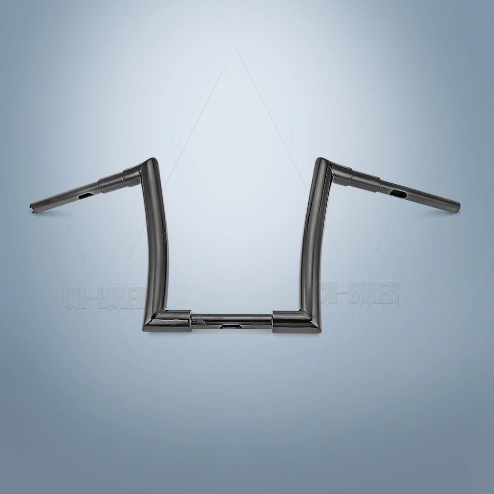 Manillar de barra de grasa de 1,5" Meathook Horn Ape Hanger 12" para Harley Softail Sportster Foto 3 de 4