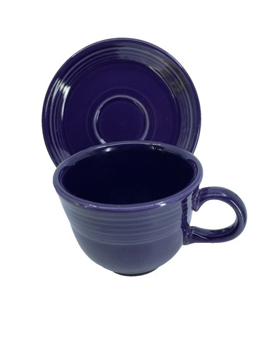 Fiestaware Mug Handles Timeline SET Of Mulberry Purple FIESTA