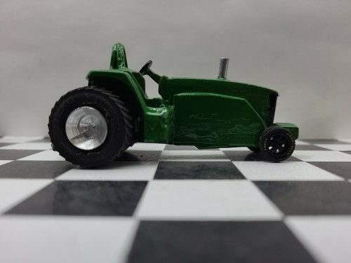 JOHN DEERE 1:64 CUSTOM built TRACTOR Pro PULLER HOT ROD PULLING PULL ertl dcp - Picture 3 of 12