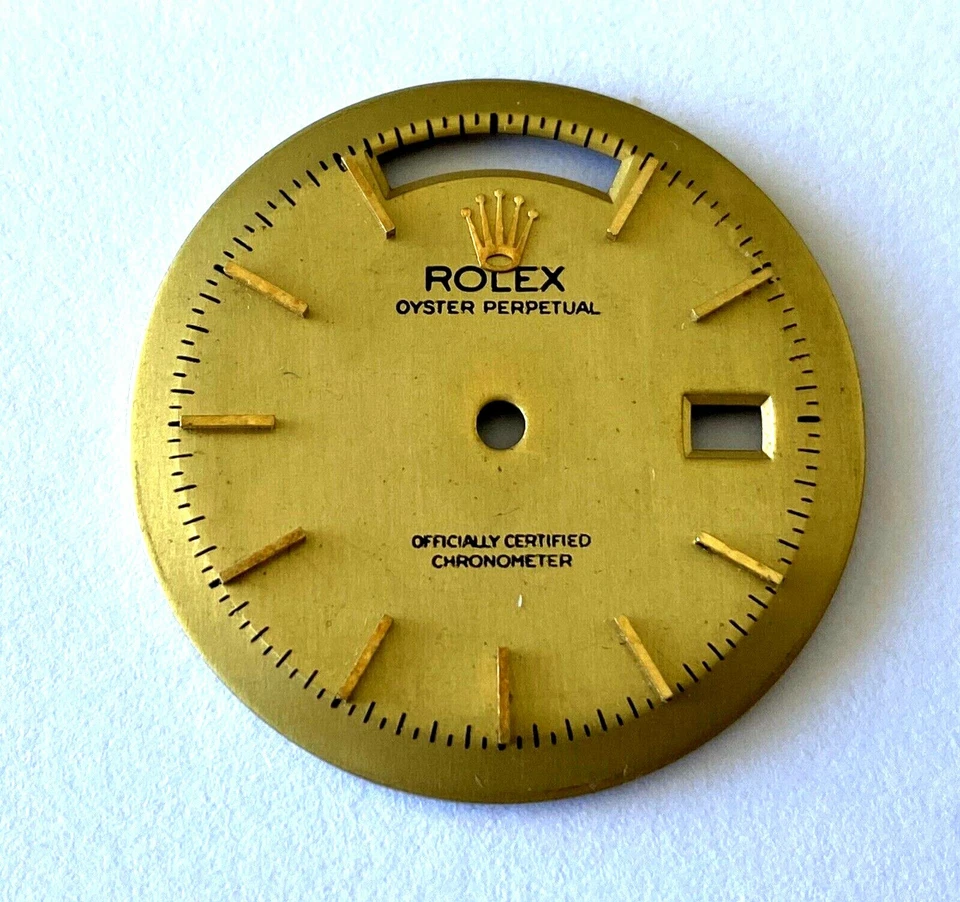 Rolex Oyster Perpetual Certificado Oficialmente Cronómetro Amarillo Reloj Hombre Esfera  Foto 2 de 4