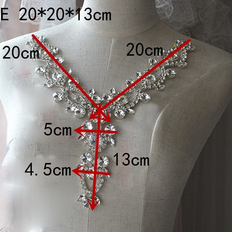 Diamante shoulder applique cheap