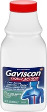 Gaviscon Extra Strength Cool Mint Liquid Antacid For Fast-Acting Heartburn Relie