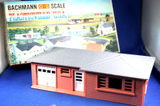 Plasticville - O-O27 - 1852 Ranch House - Reddish/Salmon - Gray Roof - Ex