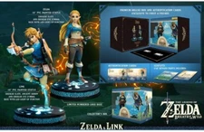 Legend of Zelda Breath of the Wild Link Zelda MASTER EDITION First 4 Figures 384