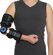 Hinged ROM Elbow Brace,for Arm Injury Recovery Support Fracture Rehabilitation