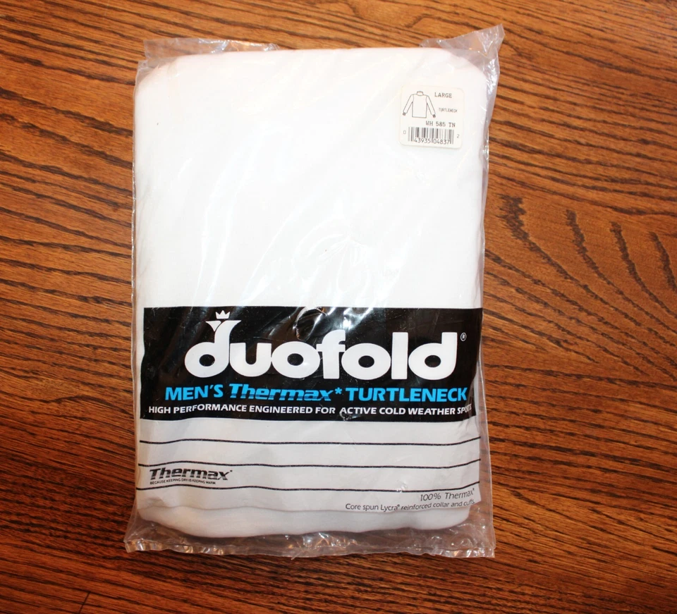 Ropa interior vintage de cuello alto Duofold Thermax para hombre grande hecha en EE. UU. NOS Foto 2 de 4