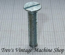 5/16 BSF flat slotted countersunk screws, zinc plated steel BZP, optional nuts