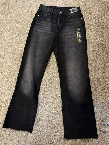 Art Class - Girls High Rise Size 12 Black Denim Jeans NWT Adjustable Waist