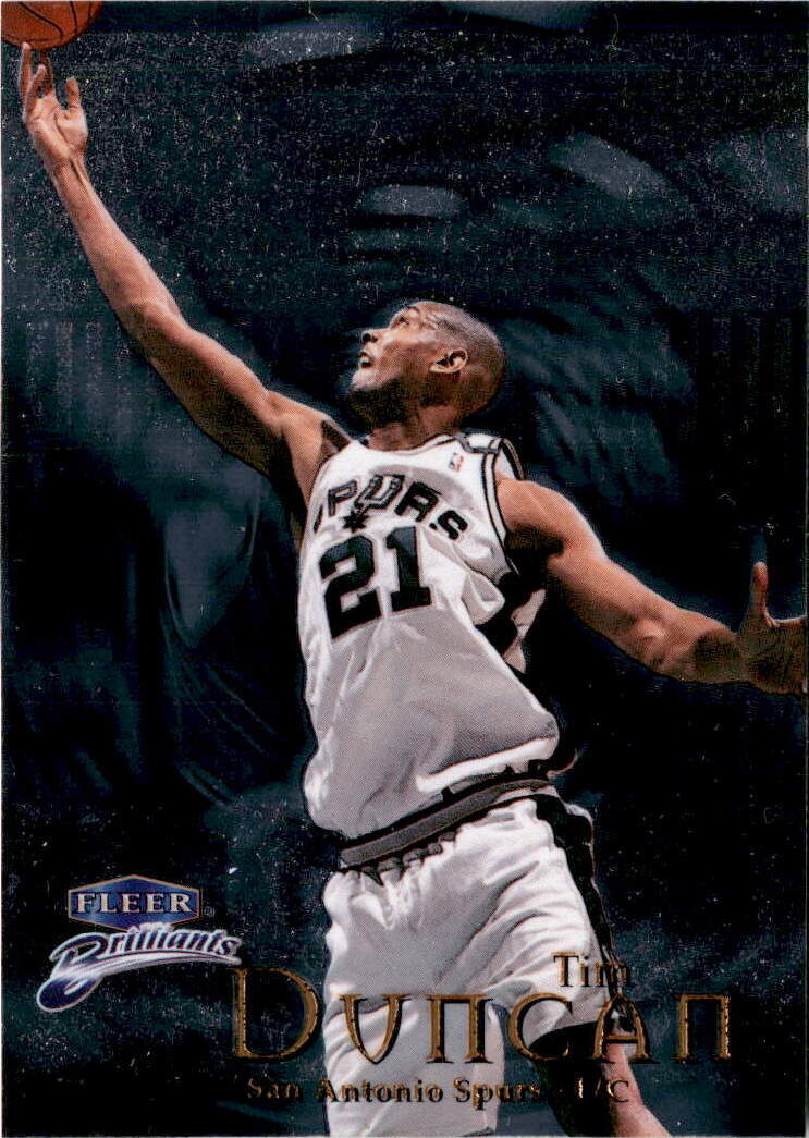 1998-99 Fleer Brilliants #1 Tim Duncan San Antonio Spurs