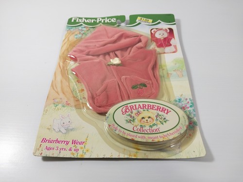 Briarberry Wear 71522 Pink Hoodie Vest Poncho Vintage 1999 Fisher Price New - Picture 3 of 11