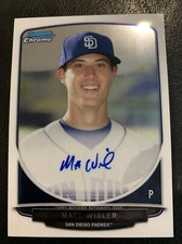 2013 Bowman Chrome Matt Wisler Autograph Rookie RC Card# BCA-MWI