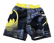 Boy's Batman Lego Lined Swim Shorts Trunks Size 5 - Comics Print