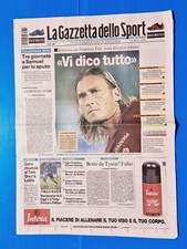 GAZZETTA DELLO SPORT 23 AUGUST 2005 TOTTI ROMA-MIKE TYSON-ADRIANO INTER-CASSANO