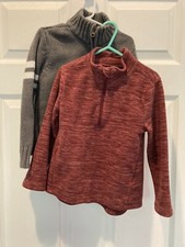 Two Old Navy 1/4 Zip Sweaters; Boys; Size 5T  XS