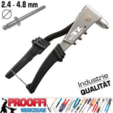 Kraft Profi Nietzange Blindnieten Popnieten Nieten Zange ALU-GUSS 2.4mm - 4.8mm