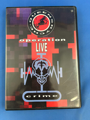 Queensryche: Operation Live Crime ~ Concert DVD 1991 ~ Plays Great ~ Free Ship ~