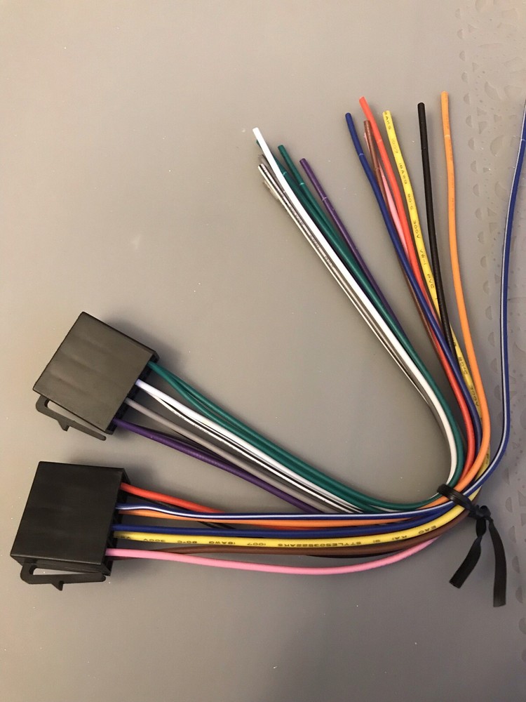 AboutBit In Dash 2 Din Car Stereo Wire Harness CA-70BT,CA-71BT, CA-72BT, CA-61BT