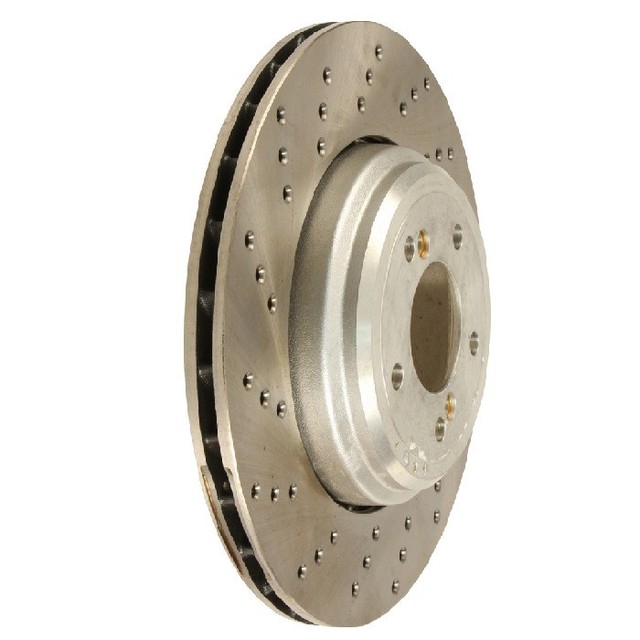 Fits BMW M3 E82 E90 Rear Disc Brake Vented Drilled Rotor Zimmermann