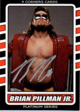 Brian Pillman Jr Signed WrestleCade 2019 Trading Card Wrestling Wrestler WWE AEW