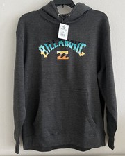 Billabong ABYFT00283 Premium Men Arch Fill Pullover Hoodie Charcoal Heather, Lg