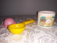 Vintage Fisher Price "Fun with Food" Ice Cream Scoop and container Replacement
